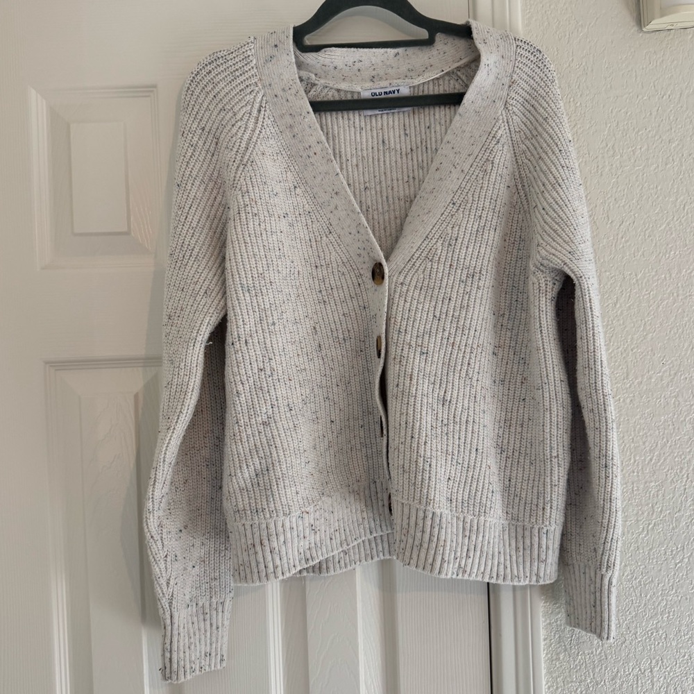 Old Navy Rainbow Speckled Cardigan